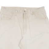 WRANGLER Carpenter Mens Denim Shorts Beige Relaxed L W36