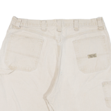 WRANGLER Carpenter Mens Denim Shorts Beige Relaxed L W36