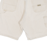 WRANGLER Carpenter Mens Denim Shorts Beige Relaxed L W36