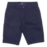 KANGOL Mens Chino Shorts Blue XS W29
