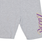 NBA Los Angeles Lakers Womens Sports Shorts Grey Slim XS W25