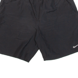 NIKE Mens Sports Shorts Black L W28