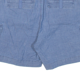 LEE Womens Cargo Shorts Blue M W32