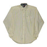 Tommy Hilfiger Polka Dot Shirt - Small Cream Cotton