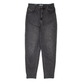 TOMMY HILFIGER High Rise Womens Jeans Grey Regular Mom W26 L32