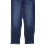 LEE Womens Jeans Blue Regular Straight Stone Wash W28 L31