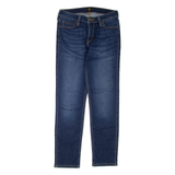 LEE Womens Jeans Blue Regular Straight Stone Wash W28 L31