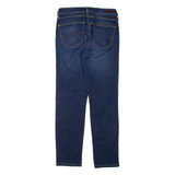 LEE Womens Jeans Blue Regular Straight Stone Wash W28 L31