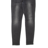 7 FOR ALL MANKIND Womens Jeans Grey Regular Skinny Stone Wash W32 L31