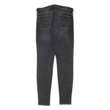 7 FOR ALL MANKIND Womens Jeans Grey Regular Skinny Stone Wash W32 L31