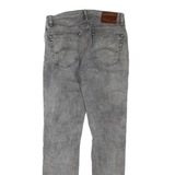 TOMMY HILFIGER Womens Jeans Grey Regular Straight W30 L34