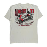 Single Stitch 1992 - 1994 Indy 500 Champion Anvil Graphic T-Shirt - Large White Cotton