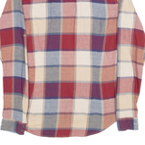 PEPE JEANS Womens Shirt Red Check Long Sleeve M
