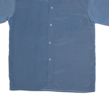 Mens Plain Shirt Blue M