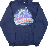 DISNEY Disneyland Spectacle Of Lights Mens Blue Hoodie M