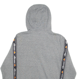 ELLESSE Womens Grey Hoodie Full Zip UK 10