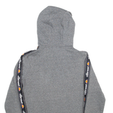 ELLESSE Womens Grey Hoodie Full Zip UK 10