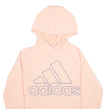 ADIDAS 8-10 Womens Pink Hoodie S