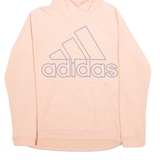ADIDAS 8-10 Womens Pink Hoodie S