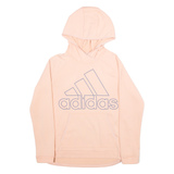 ADIDAS 8-10 Womens Pink Hoodie S