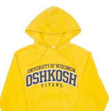 CHAMPION Wisconsin Oshkosh Titans Mens Yellow Hoodie S