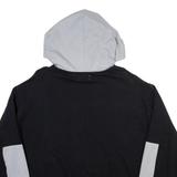 TOPMAN Mens Black Hoodie L