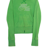 NIKE Womens Green Hoodie S