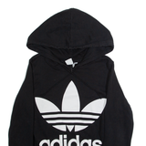 ADIDAS Womens Black Hoodie UK 6
