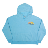 HURLEY Womens Blue Hoodie L