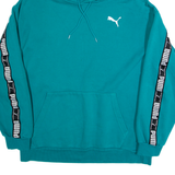 PUMA Womens Blue Hoodie L