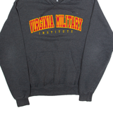 CHAMPION Virginia Military Institute Mens Grey Hoodie USA S