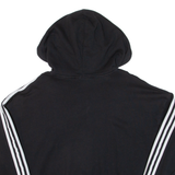 ADIDAS Cropped Womens Black Hoodie UK 14