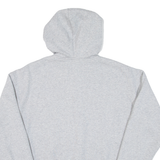 REEBOK Womens Grey Hoodie Full Zip M
