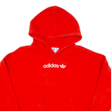 ADIDAS Womens Red Hoodie UK 10