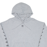 ADIDAS Womens Grey Hoodie UK 14
