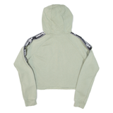 ELLESSE Cropped Womens Green Hoodie UK 12
