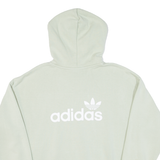 ADIDAS Womens Green Hoodie UK 10