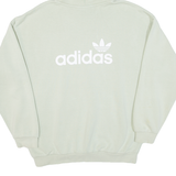 ADIDAS Womens Green Hoodie UK 10