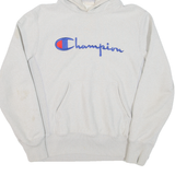 CHAMPION REVERSE WEAVE Mens Grey Hoodie L