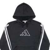 ADIDAS Womens Black Hoodie S