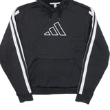 ADIDAS Womens Black Hoodie S