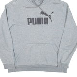 PUMA Mens Grey Hoodie L