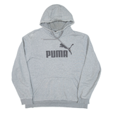 PUMA Mens Grey Hoodie L
