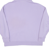 PUMA Cropped Womens Purple Hoodie L