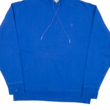 CHAMPION Mens Blue Hoodie L