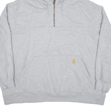 CARHARTT Loose Fit Womens Grey Hoodie 4XL