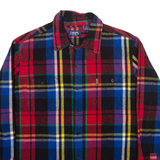 CHAPS Mens Shirt Red Check Long Sleeve XL