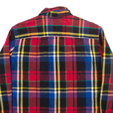 CHAPS Mens Shirt Red Check Long Sleeve XL