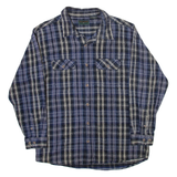 FIELD & STREAM Mens Shirt Blue Check Long Sleeve XL