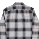 LEVI'S Mens Shirt Grey Check Long Sleeve M
